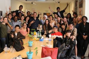 International students in Lyon